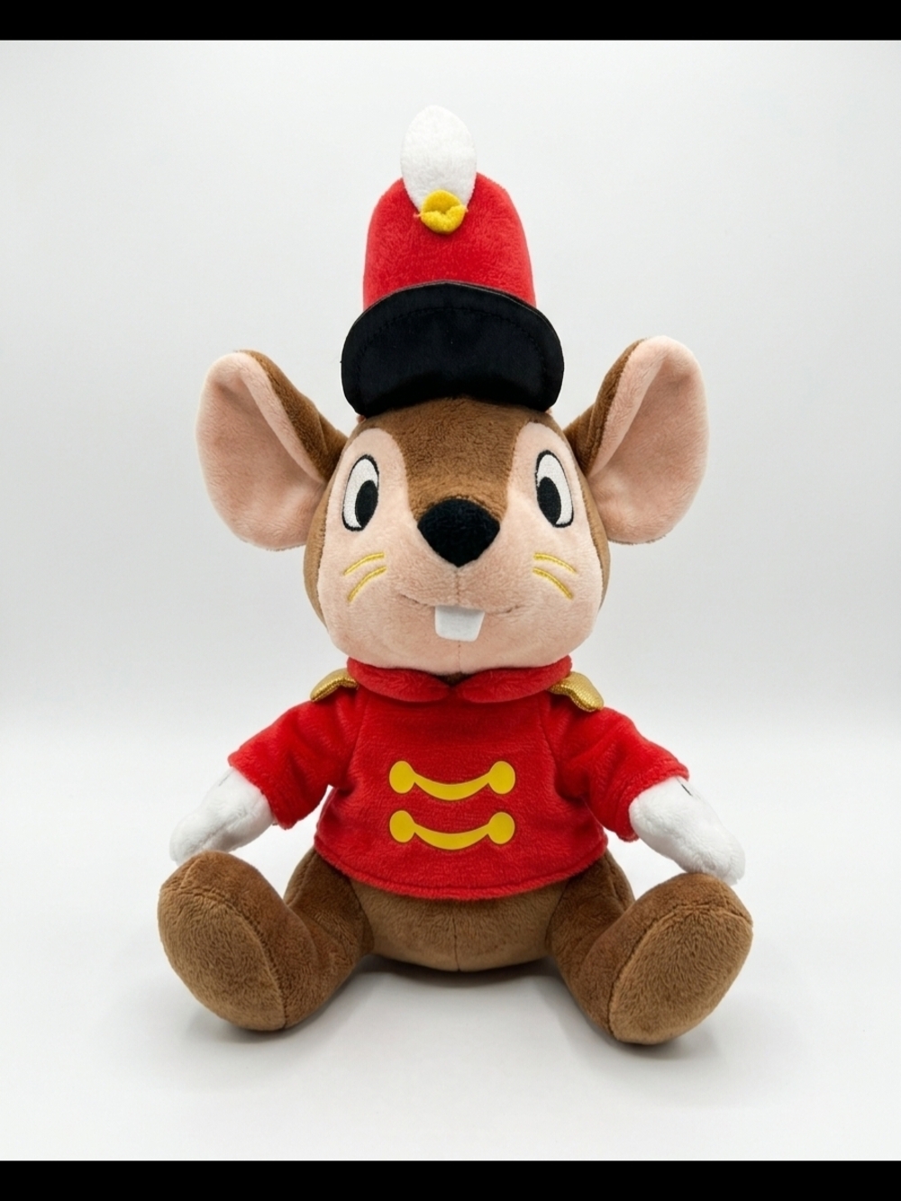 Disney Parks Authentic Original Dumbo Timothy Q Mouse Ringmaster 8” Plush